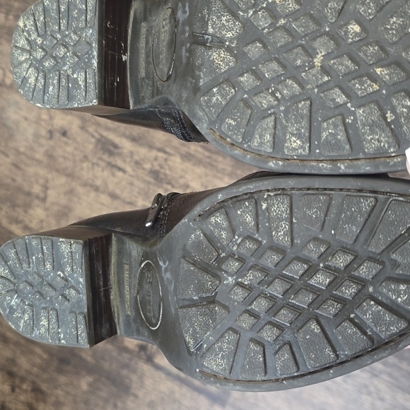 💥BORN Tall brown leather side zip Sz 6.5 flannel lined Like new! - Picture 4 of 4